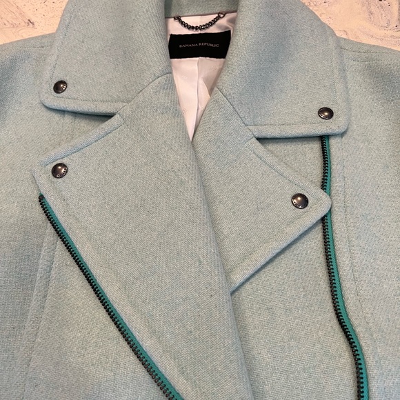 COPY - BANANA REPUBLIC WOOL ZIPPER COAT SIZE XL - Picture 3 of 7